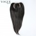 5x5  Straight O Part Lace Closure ,Natural Color,Brazilian Human Virgin Hair C part closure
